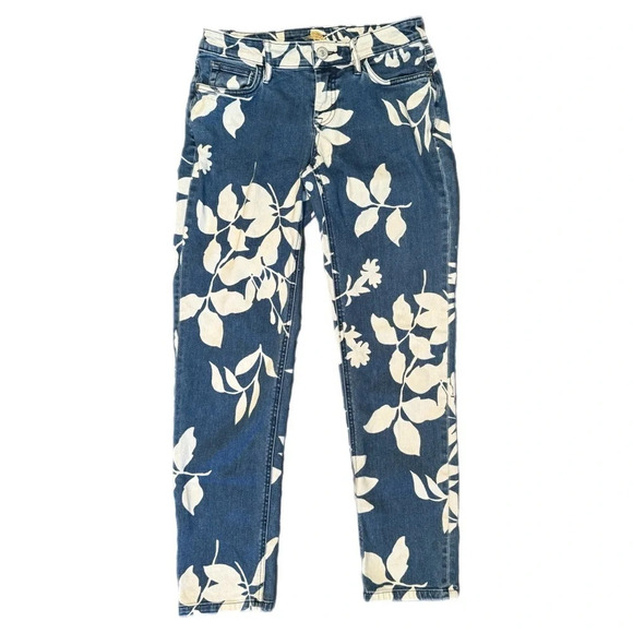 Tommy Bahama Jeans Size 0x29 Tema Indigo Bleach Sky Slim Boyfriend Coastal  Boho - Picture 4 of 16